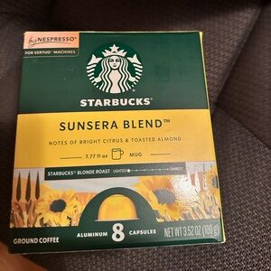 Starbucks Sunsera Blend Coffee Capsules - Yellow and Green 4 packs of 8
